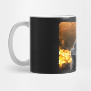 Grim Reaper In Flames Mug